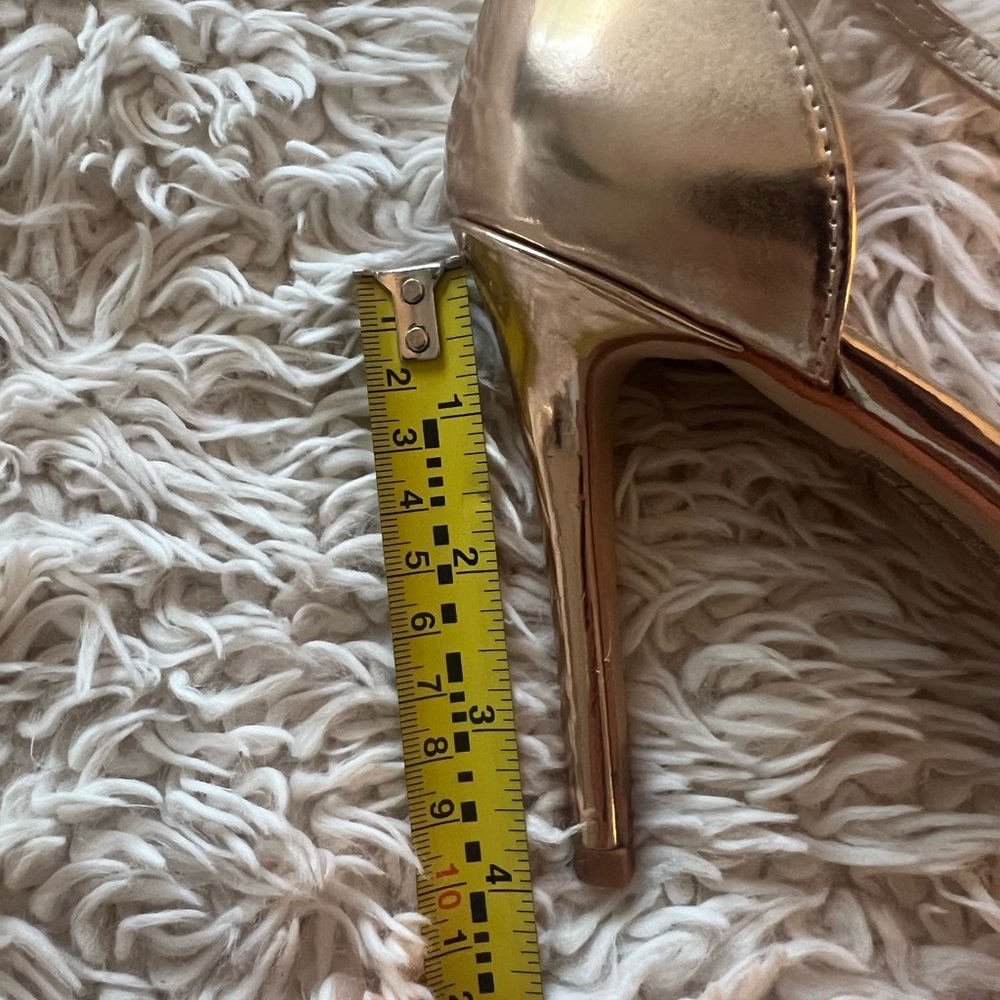 Forever 21 Rosegold 4” Heels - Picture 10 of 10